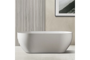 Ванна из искусственного камня Abber Stein 170х75 белый матовый