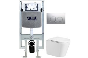 Комплект Weltwasser AMBERG 497 ST + SALZBACH 004 GL-WT + AMBERG RD-MT CR (10000006753)