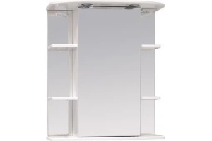 Зеркало-шкаф Onika Глория 65 L с подсветкой, белый (206506)
