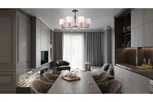 Люстра на штанге Escada Belief 667/8P - 2