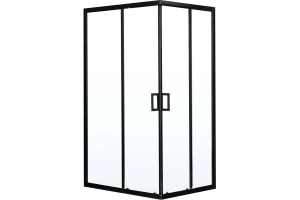 Душевой уголок Royal Bath HPD 120х90 профиль черный стекло прозрачное - 2