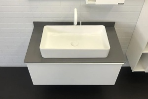 Тумба с раковиной Comforty Милан 90 белая глянцевая - 2