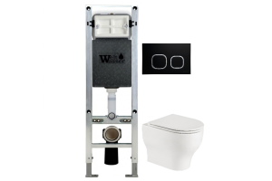 Комплект Weltwasser AMBERG 350 ST + ERLENBACH 004 GL-WT + AMBERG RD-BL (10000006506)