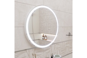 Зеркало круглое DIWO Ростов 55 с подсветкой светодиодной, круглое, сенсорное управление, настенное, российское - 2