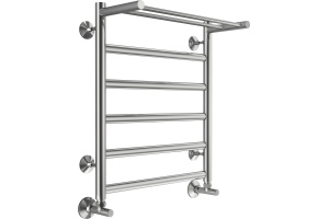 Водяной полотенцесушитель Terminus Хендрикс П6 500x600 с полкой Хром - 2