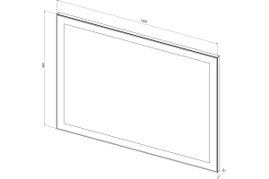 Зеркало Aquanet Алассио 12085 - 3