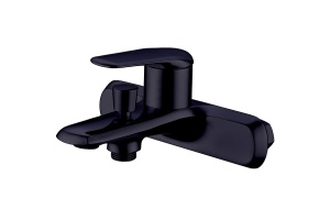Смеситель для ванны Comforty черный