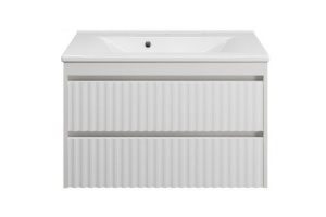 Тумба под раковину Brevita Balaton 100 белый (BAL-06100-01-01П2Я)
