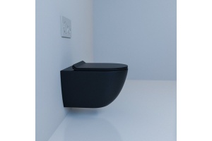 Унитаз подвесной Esbano Garcia черный матовый - 3