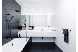 Смеситель Hansgrohe Vernis Shape 71561670 для раковины, черный - 2