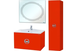 Тумба для комплекта Bellezza Флоренция 100 красная - 2