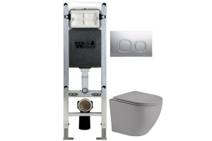 Комплект Weltwasser AMBERG 350 ST + MERZBACH 004 MT-GR + AMBERG RD-CR (10000006556)