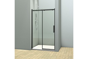 Душевая дверь в нишу Veconi Vianno VN-70 130 см, профиль черный