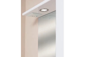 Зеркало-шкаф Onika Ника 60 R с подсветкой, белый (206016) - 2