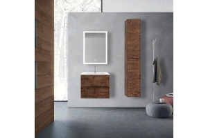 Шкаф-пенал Vincea Mia 170х35 правый темное дерево - 2