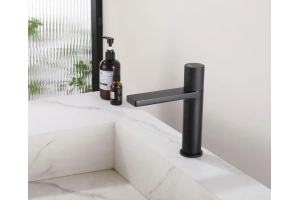 Смеситель для раковины Abber Rund черный матовый - 2