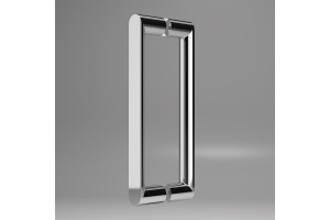 Душевой уголок Vincea Dice 110х80 профиль хром стекло прозрачное - 2