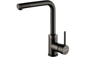 Смеситель Paulmark Honner для кухонной мойки, вороненая сталь Ho212018-GM