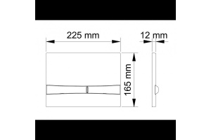 Кнопка смыва Berges Novum золото - 2