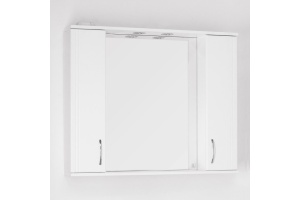 Зеркало-шкаф Style Line Эко Стандарт Панда 100/С белый