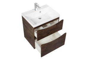 Тумба с раковиной BelBagno Marino 70 темное дерево - 2