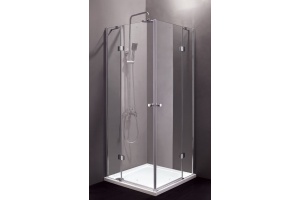 Душевой уголок Cezares Verona 120х120 хром стекло прозрачное