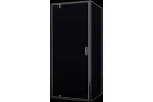 Душевой уголок Wasserkraft Elbe 80x90 профиль черный стекло прозрачное - 2