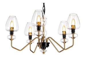 Подвесная люстра Elstead Lighting Armand DL-ARMAND5-AB