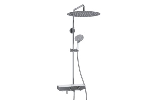 Душевая система WasserKraft 40 с термостатом хром - белый