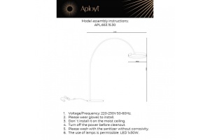 Торшер Aployt Leonn APL.653.15.30 - 2