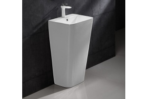 Раковина напольная CeramaLux N 44 см белый (G-302)