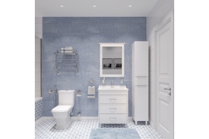 Мебель для ванной STWORKI Хальмстад 65 белая - 2