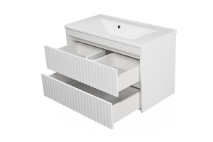 Тумба под раковину Brevita Balaton 90 белый (BAL-06090-01-01П2Я) - 3