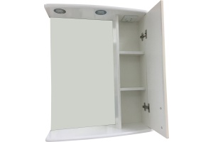 Зеркало Misty Астра 60 с подсветкой, белый R - 2