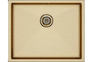 Мойка кухонная Paulmark Next 54 брашированное золото