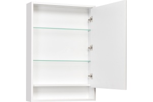 Зеркало-шкаф Aquaton Капри 60 с подсветкой белый глянцевый - 2