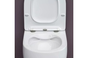 Комплект подвесного унитаза с инсталляцией Ceramica Nova Play с белой матовой кнопкой - 3