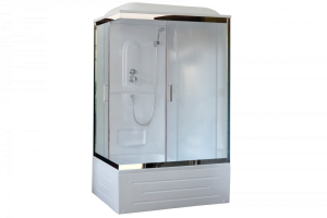 Душевая кабина Royal Bath 120х80 правая хром стекло матовое