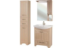 Зеркало-шкаф Bellezza Камелия 65 R светлый лен - 2