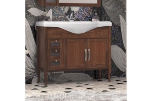 Тумба под раковину Opadiris Мираж 100 темное дерево