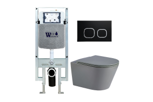 Комплект Weltwasser  AMBERG 497 ST + SALZBACH 041 MT-GR + AMBERG RD-BL (10000011098)