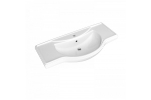 Тумба с раковиной Misty Жардин 105 бежевая глянцевая - 2