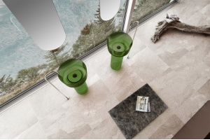 Раковина напольная Abber Kristall 45 зеленый - 3