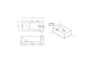 Каркас для ванны AM.PM X-Joy 150x70 - 3