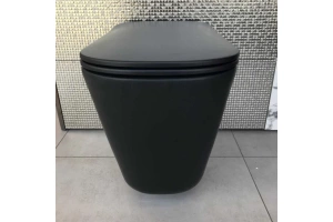 Унитаз приставной Kerasan Tribeca черный матовый (511831) - 3