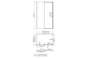 Dinkel 58R33 Душевой уголок