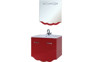 Мебель для ванной Bellezza Версаль 80 красная 1 внутренний ящик