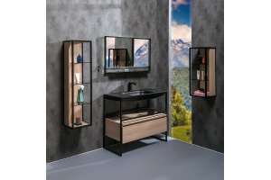 Консоль под раковину Armadi Art Loft 100 черный - 2