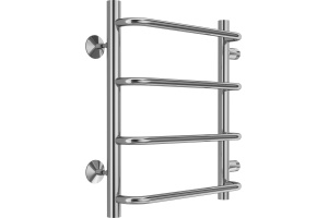 Водяной полотенцесушитель Terminus Стандарт П4 400x500 Хром боковое подключение - 2
