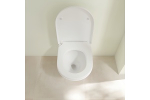 Подвесной унитаз Villeroy&Boch Subway 3.0 белый без сиденья - 3